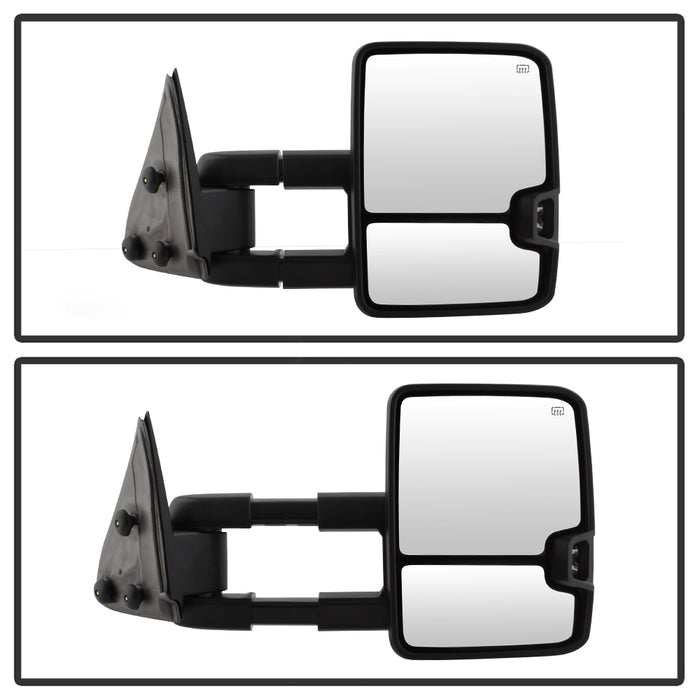 SPYDER xTune Chevy Silverado 03-06 G2 Heated Smoke LED Signal Telescoping Mirrors MIR-CS03S-G2-PWH-SM-SET 9936715