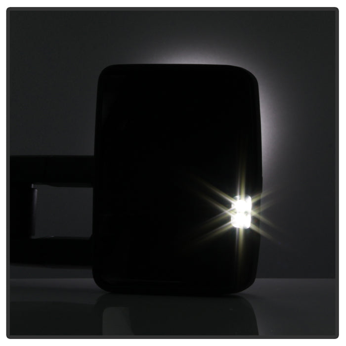SPYDER xTune Chevy Silverado 99-02 G2 Heated Amber LED Signal Telescoping Mirrors MIR-CS99S-G2-PWH-AM-SET 9936678