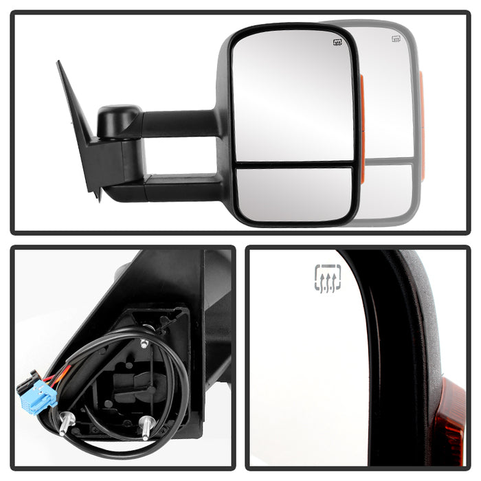 SPYDER Xtune Chevy Silverado 03-06 Manual Extendable Power Heated Adjust Mirror Right MIR-CSIL03S-PW-AM-R 9933035