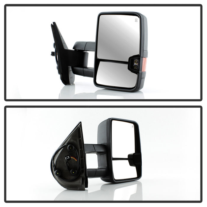 FR SPORT SPYDER xTune Chevy Silverado 07-13 Heated Amber LED Signal Telescoping Mirrors...