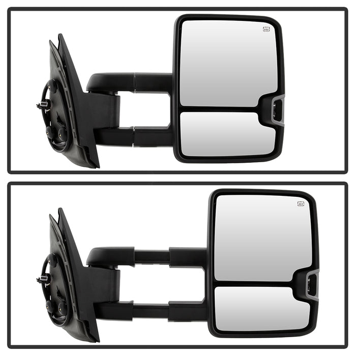 FR SPORT SPYDER xTune Chevy Silverado 07-13 Heated Amber LED Signal Telescoping Mirrors...
