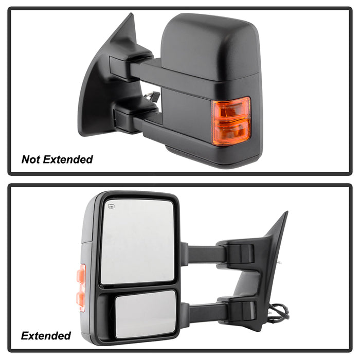 SPYDER Xtune Ford Superduty 08-14 Manual Extendable Power Heated Adjust Mirror Left MIR-FDSD08S-PW-AM-L 9933141