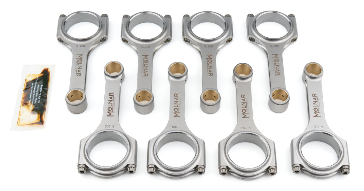 5.700 H-Beam Rod Set SBC Mid-Weight - CH5700NLBM8A