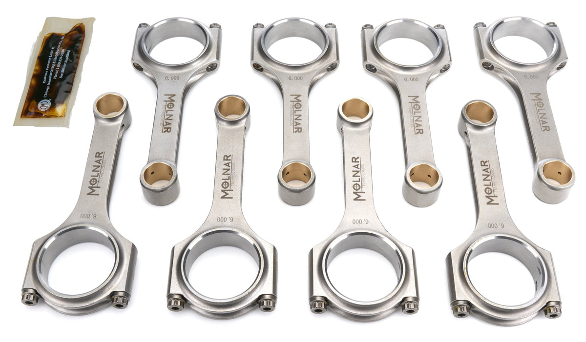 6.000 H-Beam Rod Set SBC Mid-Weight - CH6000NLBM8A