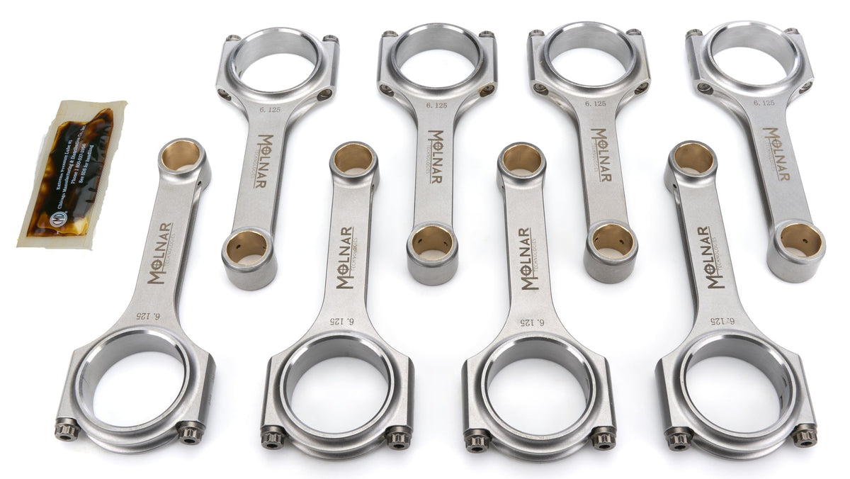 6.125 H-Beam Rod Set SBC Mid-Weight - CH6125NLBM8A
