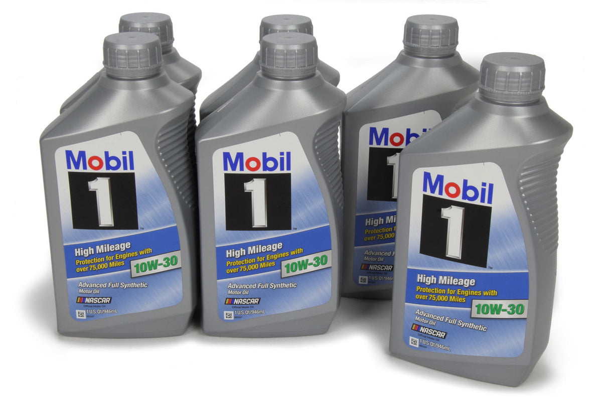 10w30 High Mileage Oil Case 6x1Qt Bottles - 103535