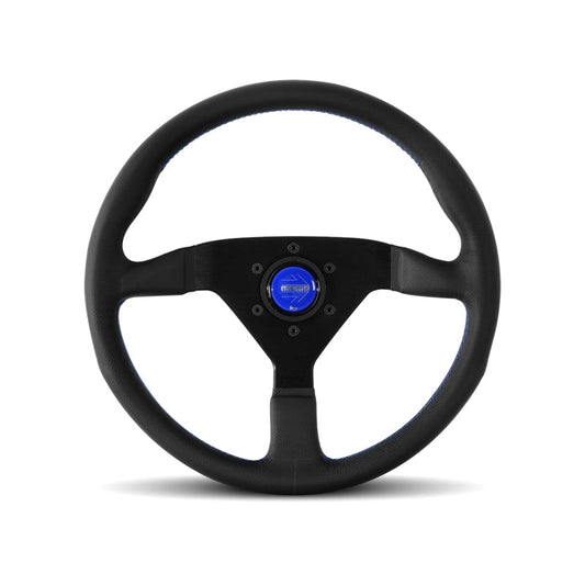 Monte Carlo 350 Steering Wheel Leather Blue Stich - MCL35BK6B