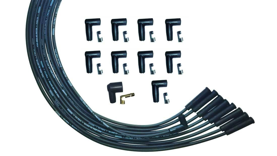 Ultra Plug Wire Set Universal V8 Black - 51001