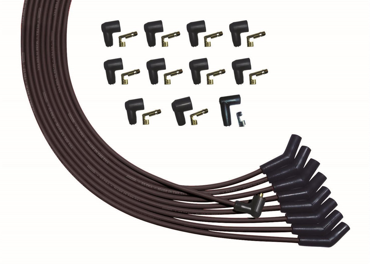 Ultra Plug Wire Set Universal V8 Black - 51010