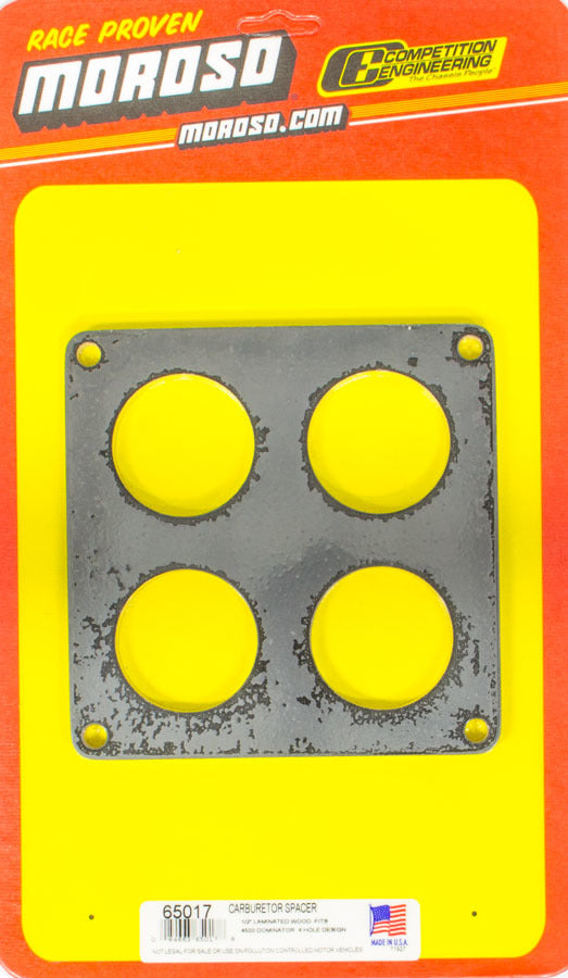 1/2in Wood Carb Spacer - 65017
