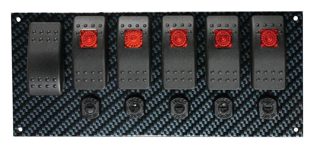 Fiber Design Switch Panel - Black/Black - 74193