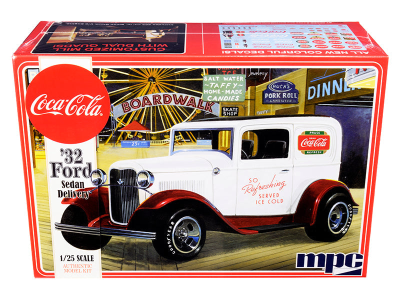 Skill 3 Model Kit 1932 Ford Sedan Delivery "Coca-Cola" 1/25 Scale Model by MPC  free shipping USA