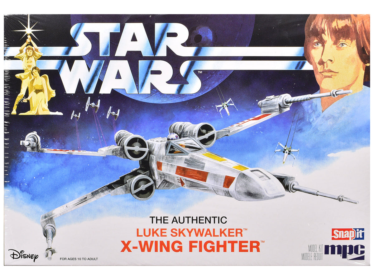Rapid Vehicles Skill 2 Snap Model Kit Luke Skywalker X-Wing Fighter "Star Wars: A New Hope"...