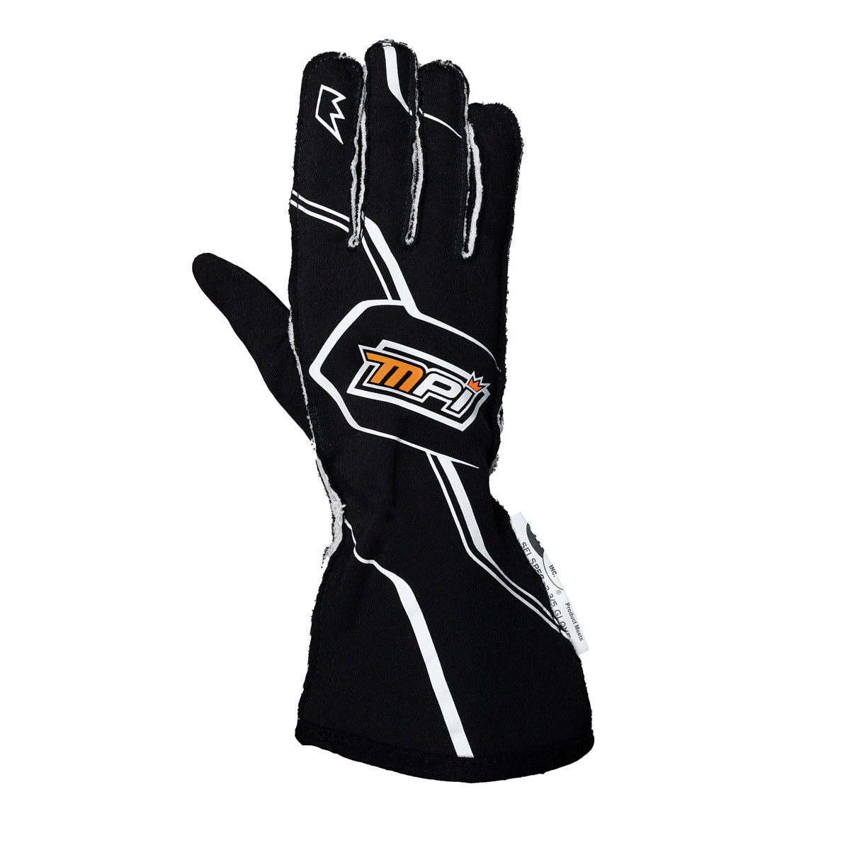 MPI Racing Gloves SFI 3.3/5 Black Large - MPIGLBL