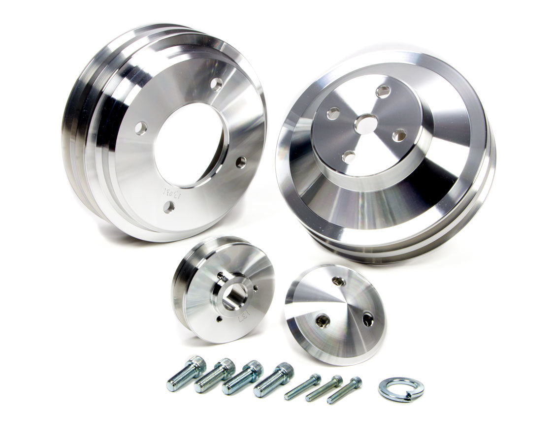 70-78 BB Pontiac 3pcs Pulley Set - 13030