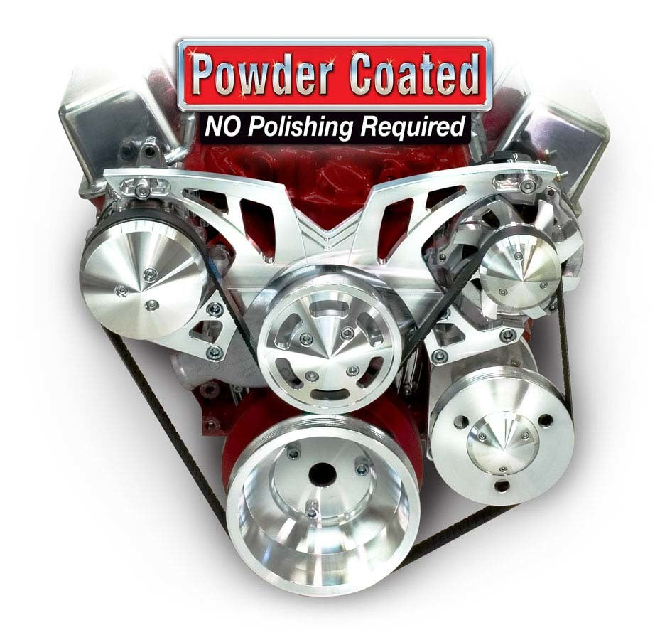 BBC Style Track Pulley Set Alt A/C with P/S - 21250