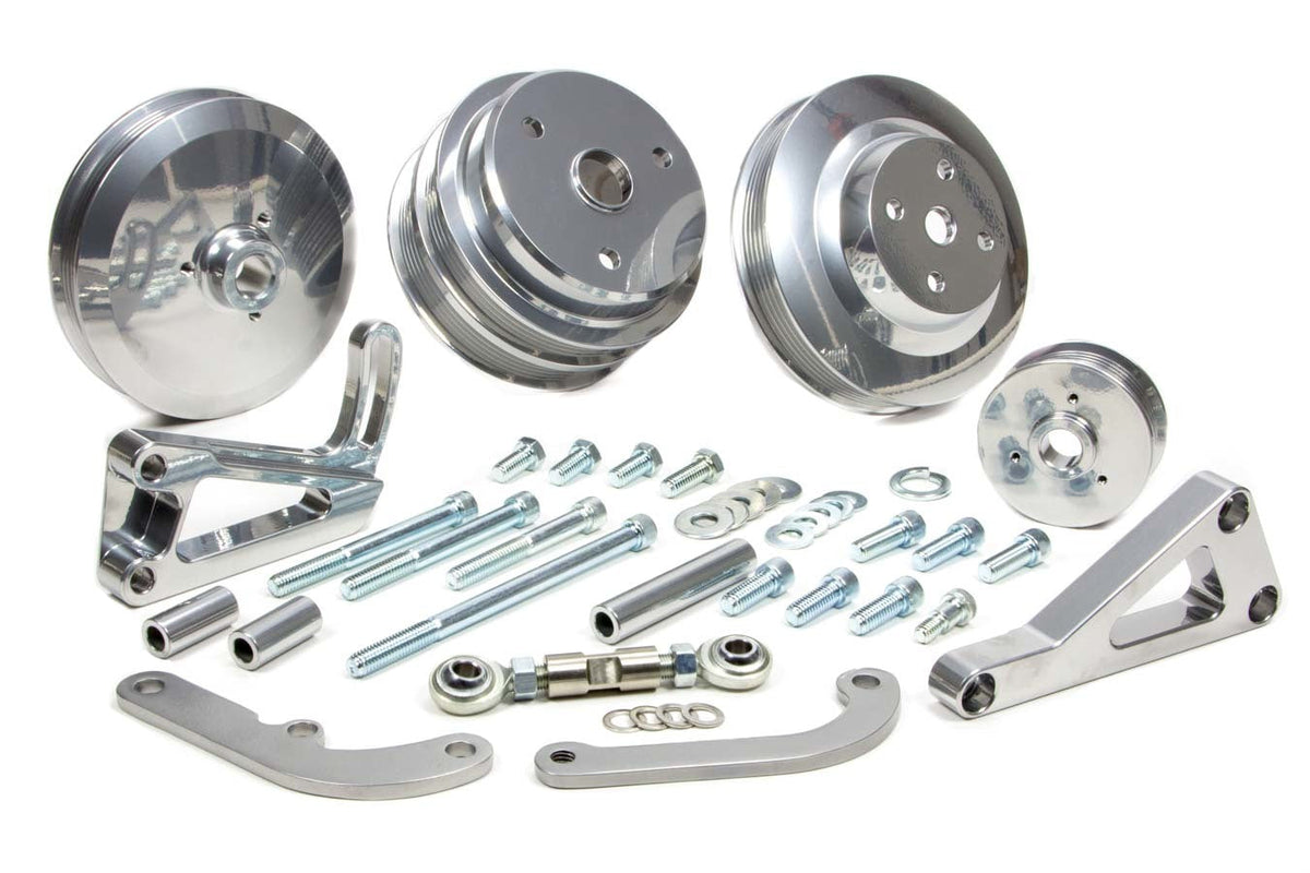SBC Serpentine Conv Low Cost Custom Silver Kit - 2203109