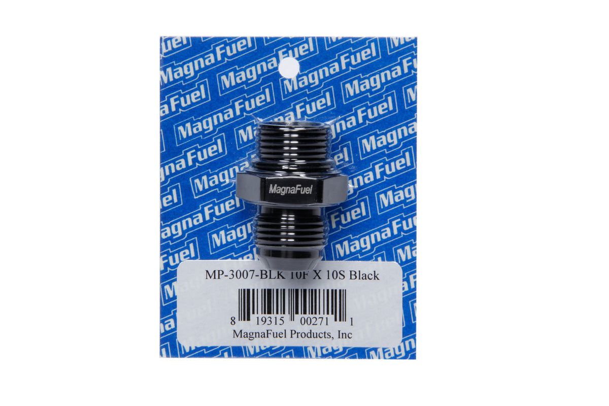 #10an to #10an Straight Fitting Black - MP3007BLK