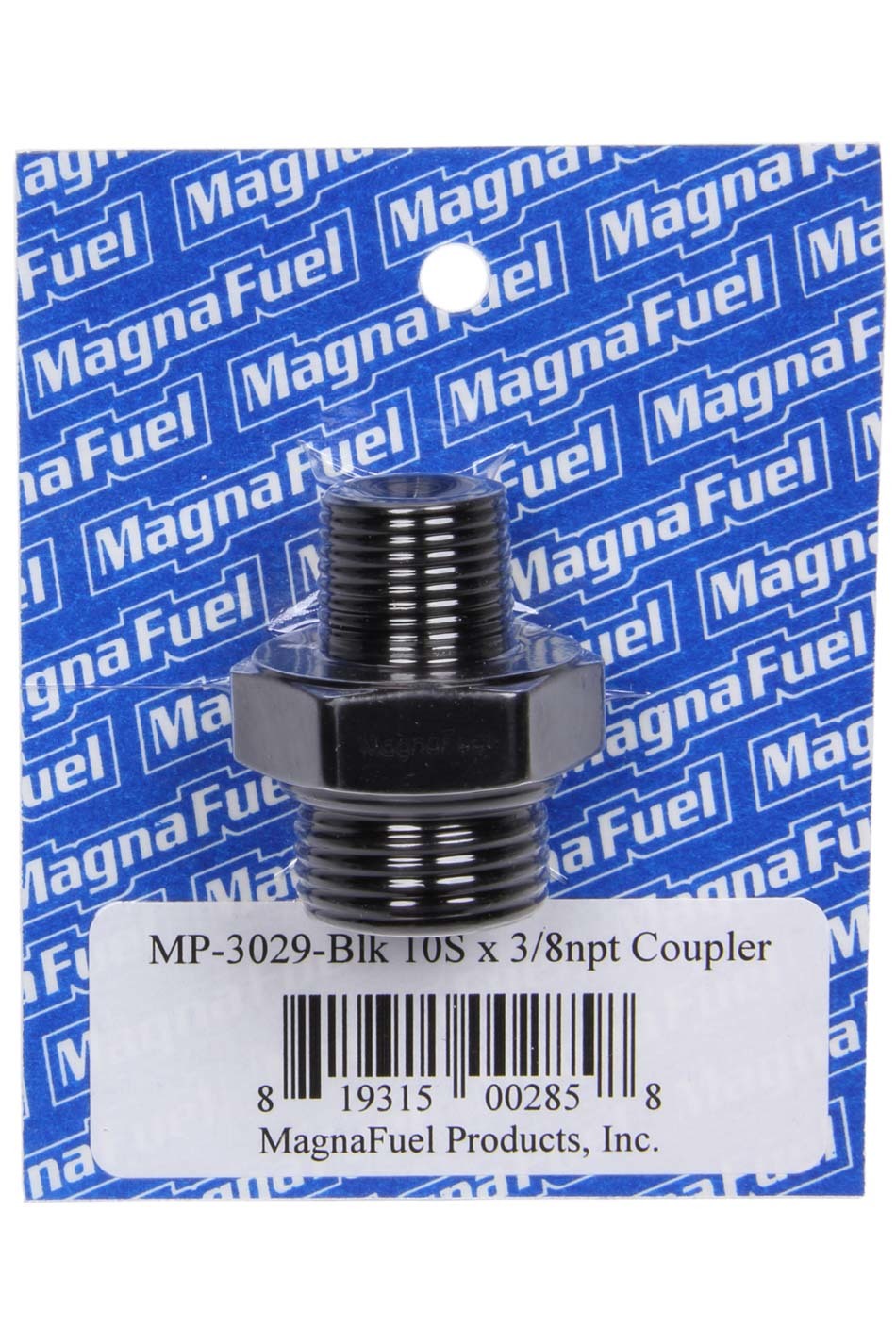 Union Couple Fitting - #10 x 3/8npt - Black - MP3029BLK