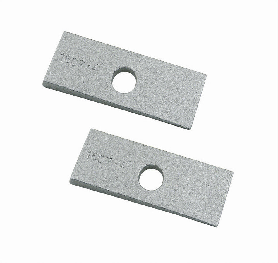 Leaf Spring Shims 1pr 4 Degree - 1607