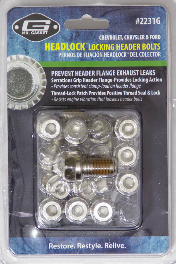 Locking Header Bolt Kit 3/8-16 x 3/4 16pk - 2231G