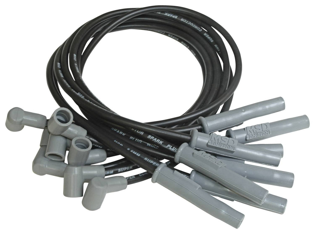 Ignition Wire Set Black BBC Socket - 31373