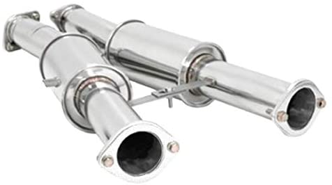 Megan Racing-Cat-Back System Middle Section for 1990-1996 Nissan 300ZX Turbo Base 2+2 2.5/3" Piping Dual Tips Stainless