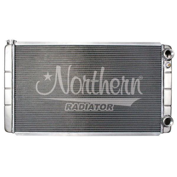 GM Radiator Dual Pass 19 x 35 Changeable Inlet - 204131