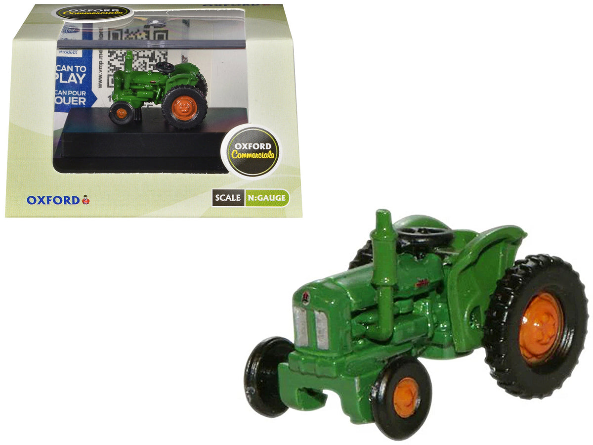 Rapid Vehicles Fordson Tractor Green with Orange Wheels 1/148 (N) Scale Diecast Model Car by...