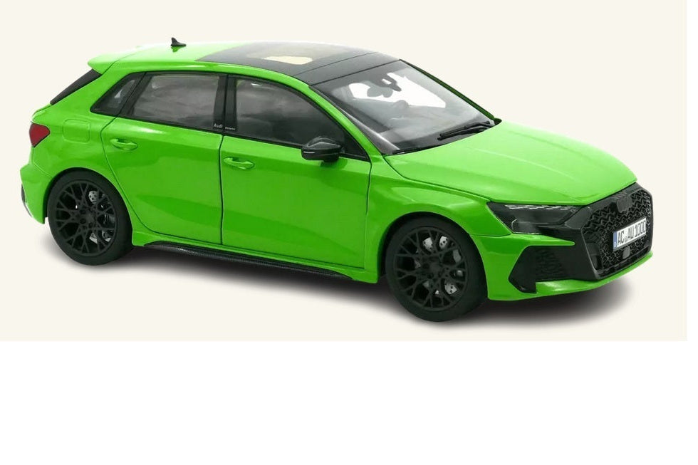 STM Diecast Norev 2025 Audi RS3 Sportback Kyalami Green 1:18