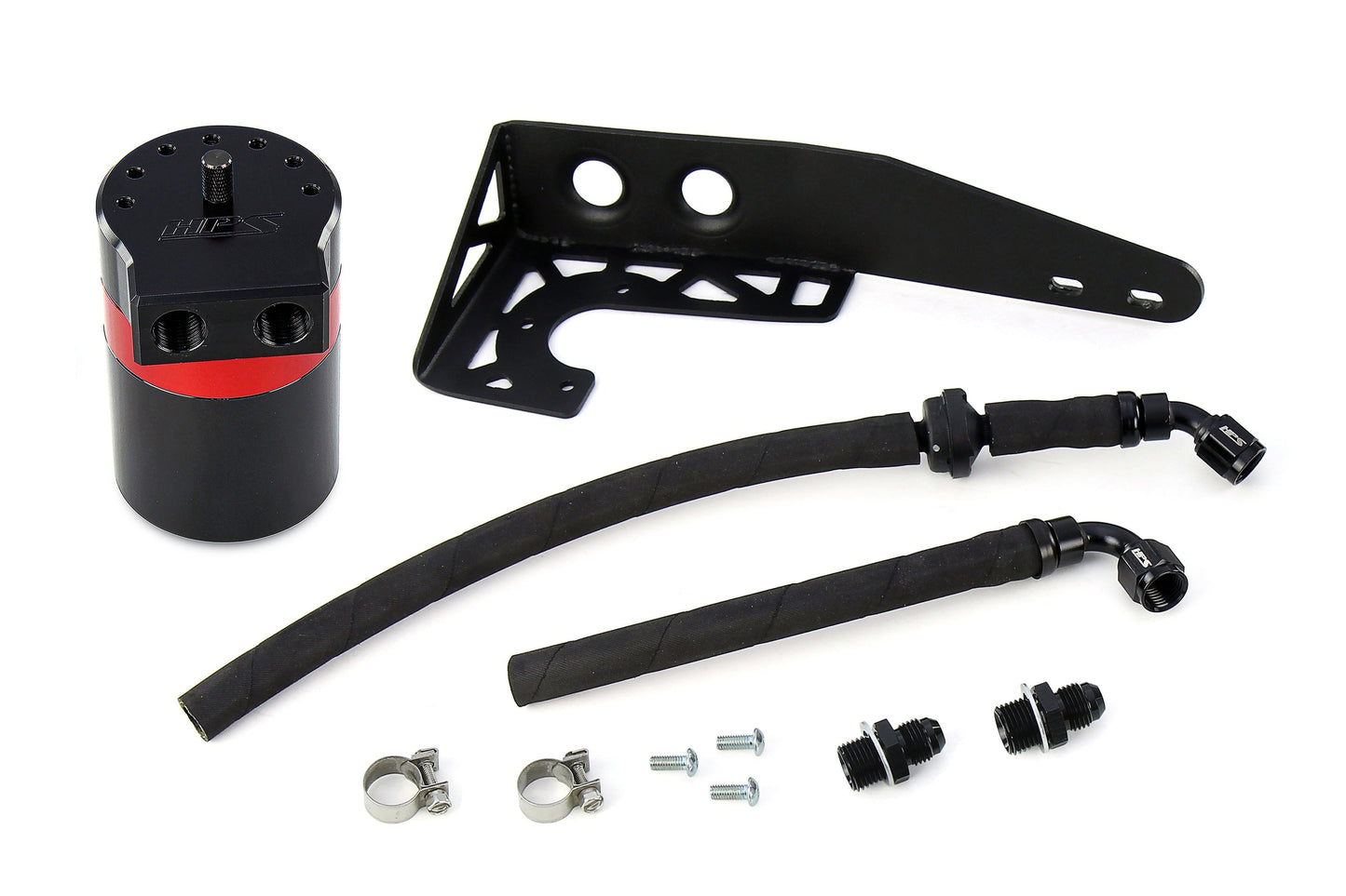 HPS Performance Products Aluminum Oil Catch Can Kit 2018-2022 Honda Accord 2.0L Turbo