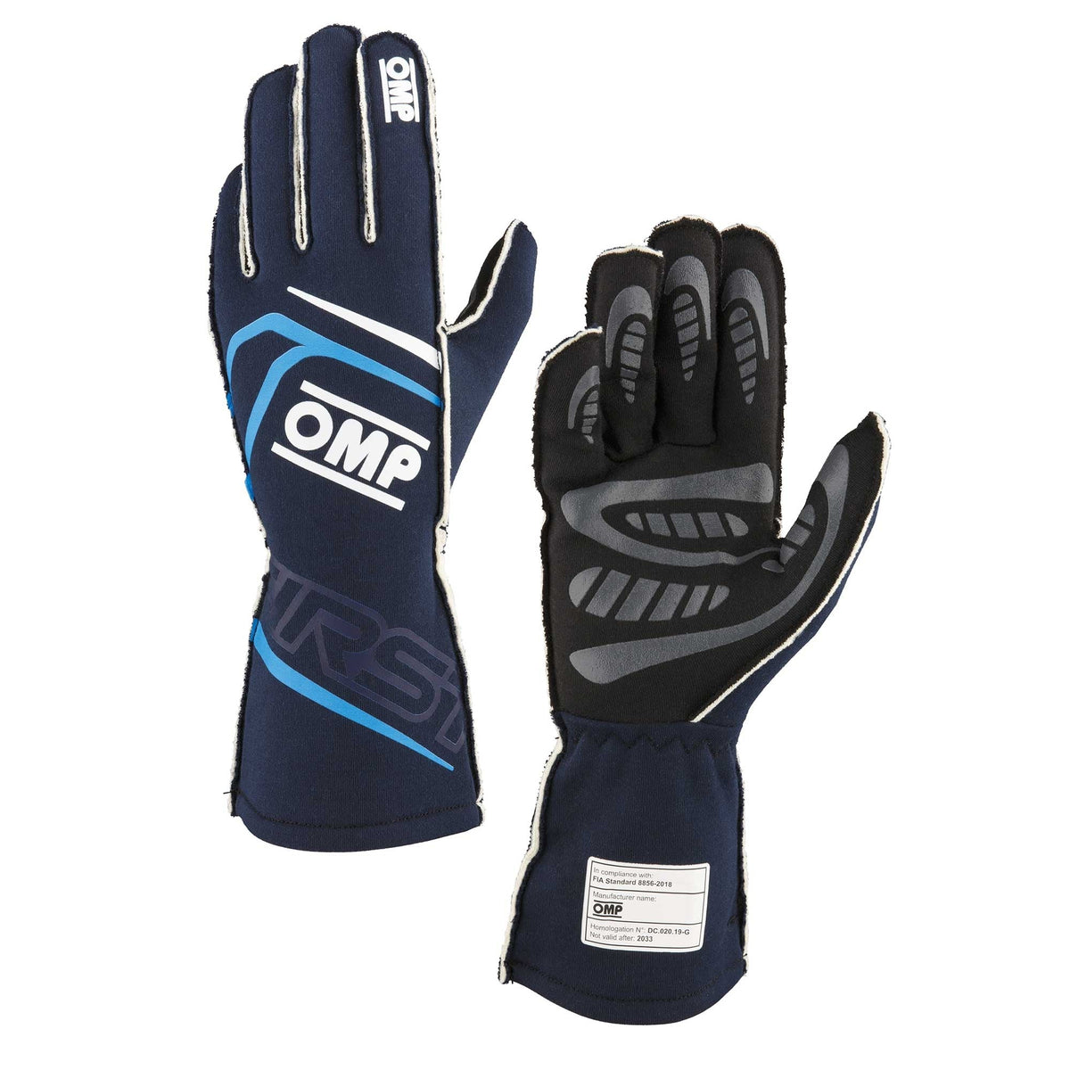 First Gloves Fia 8856-20 18 MY2025 Navy Blue / Cy - IB00776B01244XL