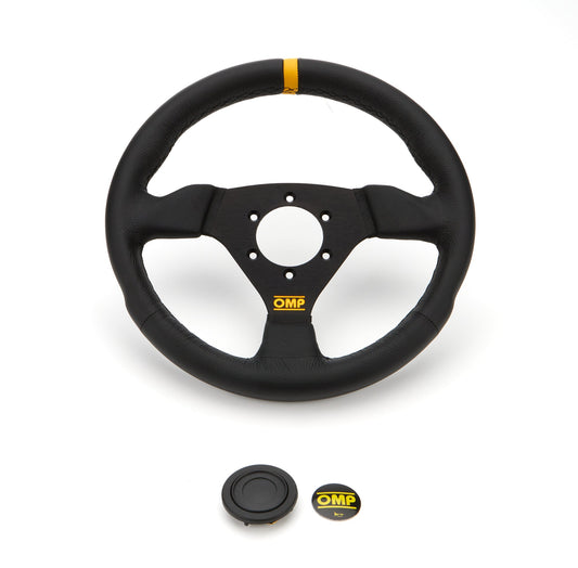 Trecento 300mm Steering Wheel Black Leather - OD01976071