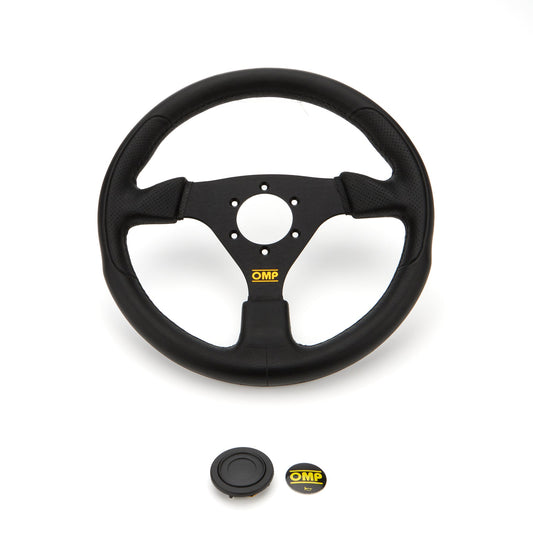 Racing GP Steering Wheel 3 Spoke 330mm Black - OD01981071