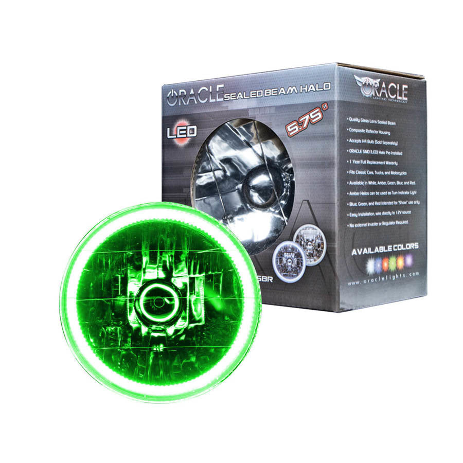 5.75in Sealed Beam Green - 6904004