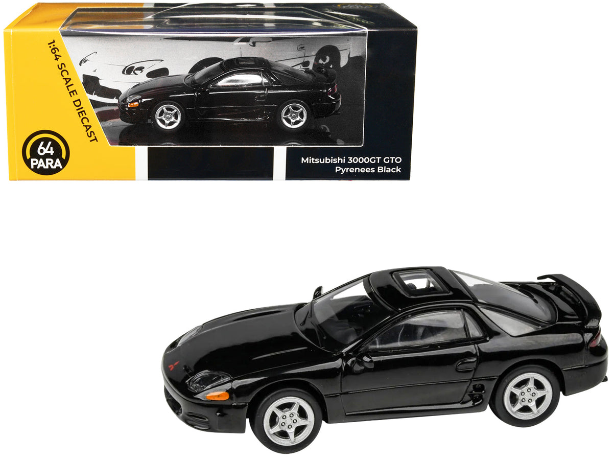 Rapid Vehicles Mitsubishi 3000GT GTO Pyrenees Black with Sunroof 1/64 Diecast Model Car by...