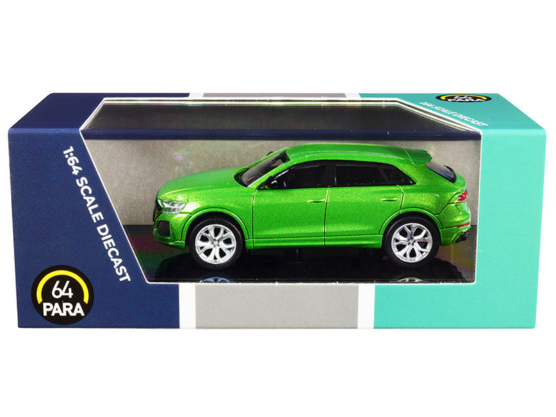 Rapid Vehicles Audi RS Q8 Java Green Metallic 1/64 Diecast Model Car by Paragon  free shipping...
