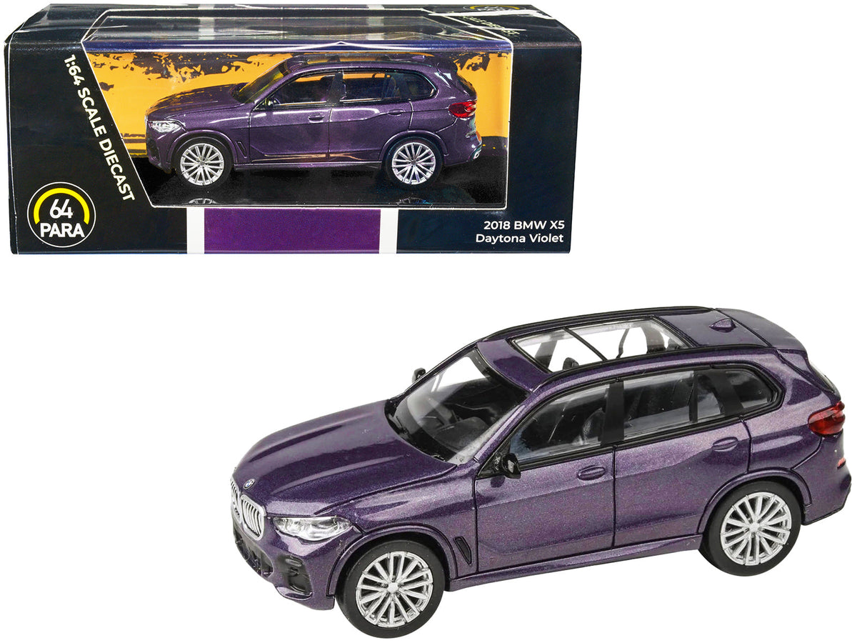Rapid Vehicles 2018 BMW X5 Daytona Violet Metallic with Sunroof 1/64 Diecast Model Car by Paragon...