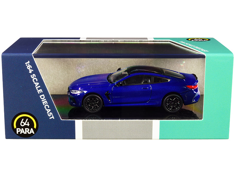 Rapid Vehicles BMW M8 Coupe Marina Bay Blue Metallic with Black Top 1/64 Diecast Model Car by...