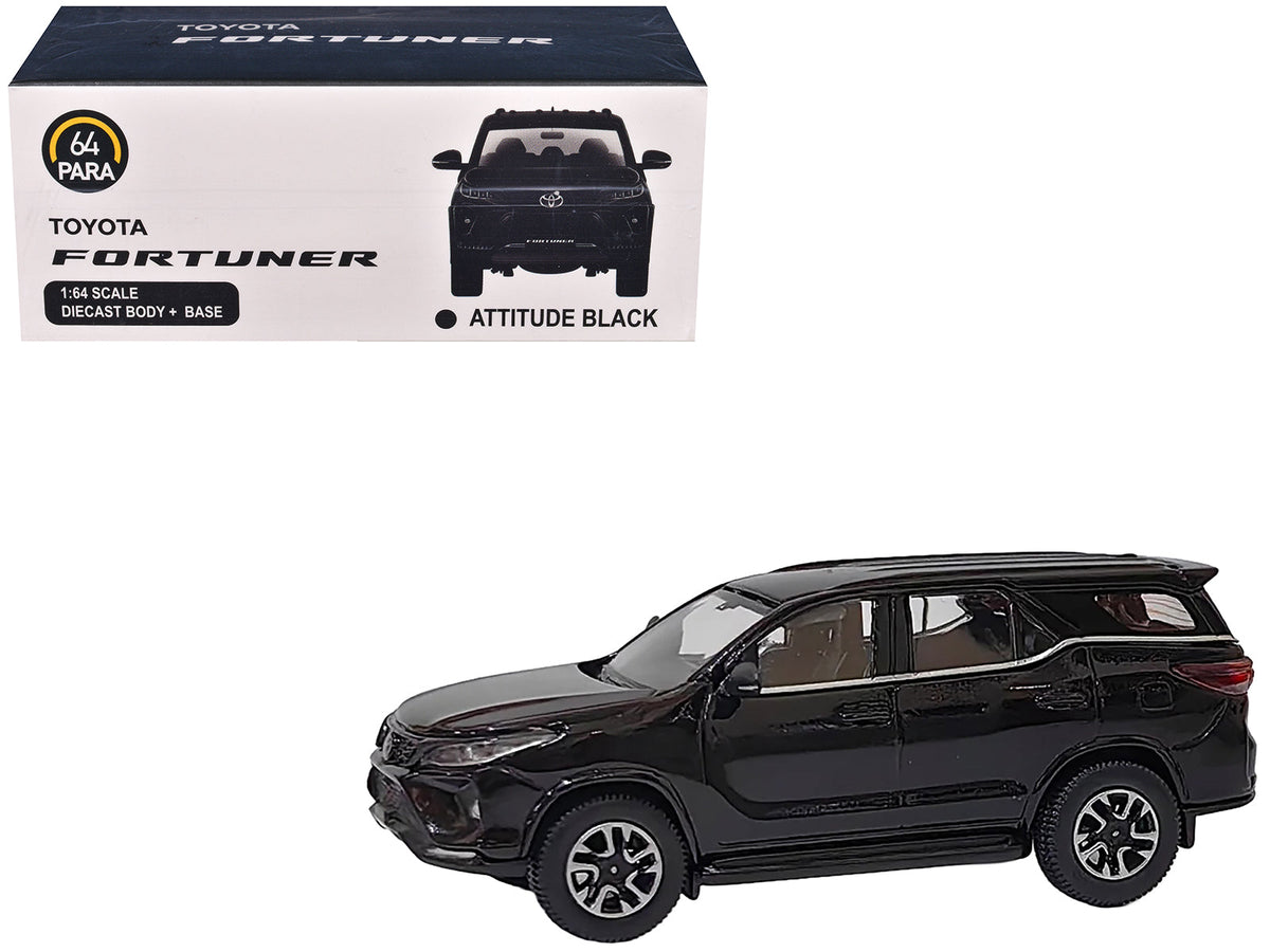 Rapid Vehicles 2023 Toyota Fortuner Attitude Black 1/64 Diecast Model Car by Paragon Models  free...