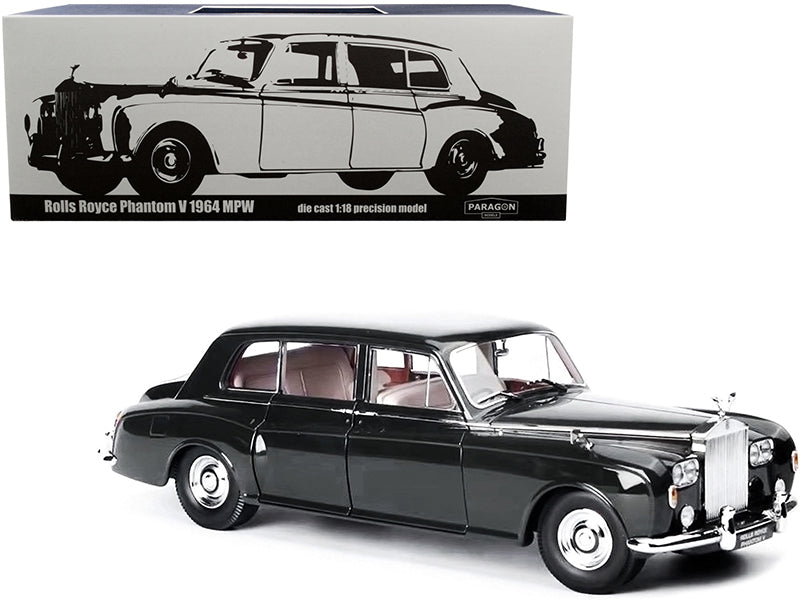 Rapid Vehicles 1964 Rolls Royce Phantom V Brewster Green 1/18 Diecast Model Car by Paragon  free...