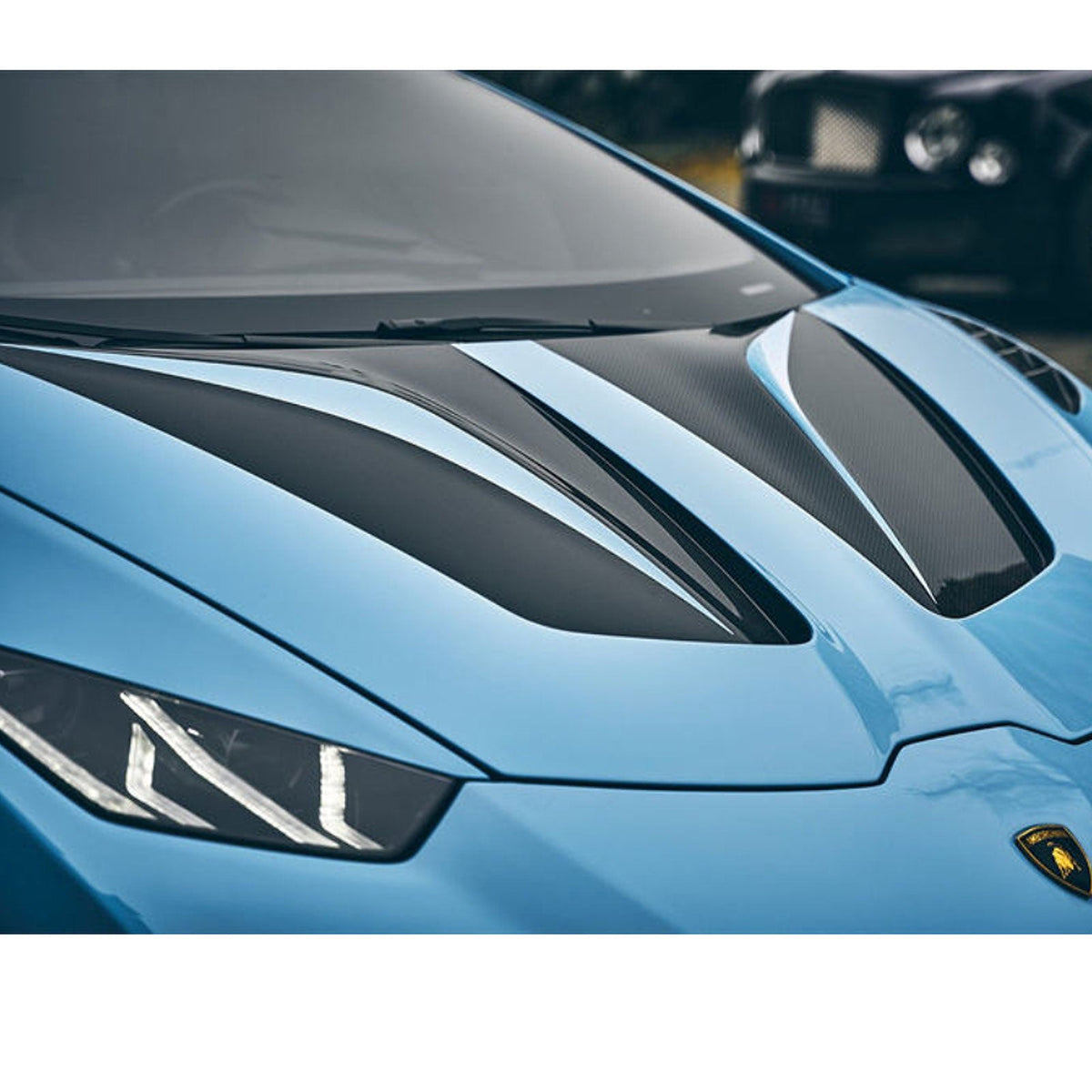 STRATEC SYSTEMS P Style Dry Carbon Fiber Front Bonnet Hood for Lamborghini Huracan LP580 LP610...