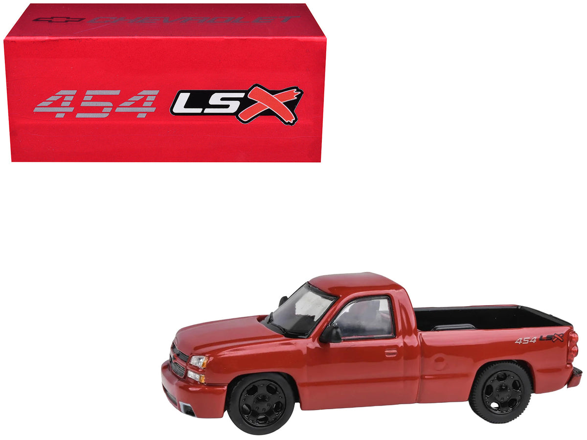 Rapid Vehicles 2006 Chevrolet Silverado 454 LSX Pickup Truck Victory Red 1/64 Diecast Model Car...