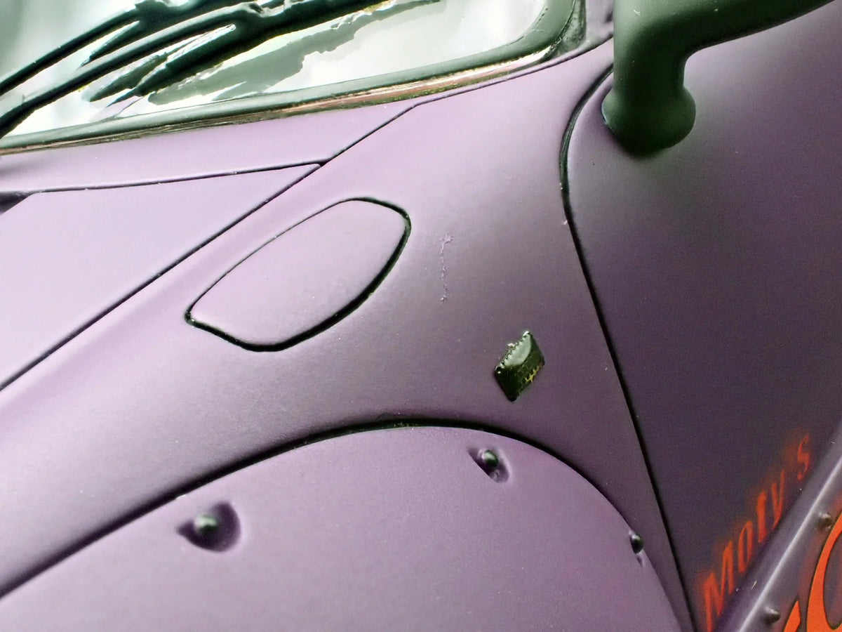 STM Diecast Ignition Model Porsche 993 RWB Widebody "Rotana" Matte Purple 1:18 - View 6