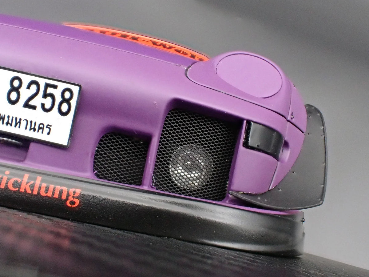 STM Diecast Ignition Model Porsche 993 RWB Widebody "Rotana" Matte Purple 1:18 - View 7