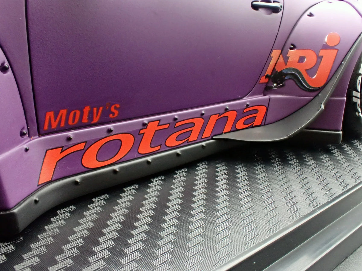 STM Diecast Ignition Model Porsche 993 RWB Widebody "Rotana" Matte Purple 1:18 - View 9