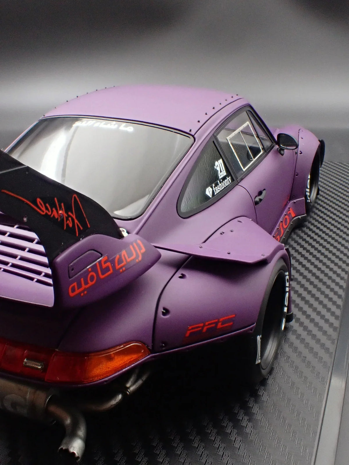 Ignition Model Porsche 993 RWB Widebody "Rotana" Matte Purple 1:18