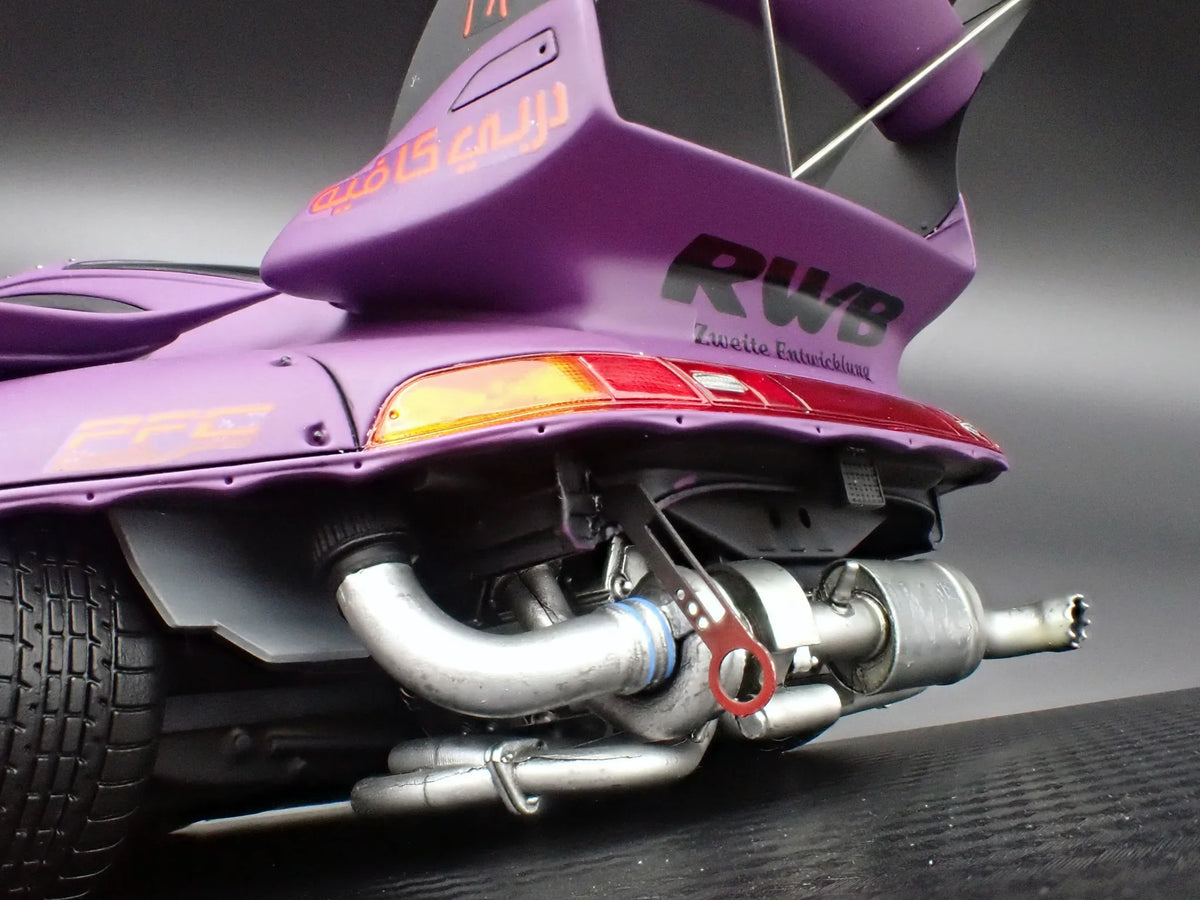 Ignition Model Porsche 993 RWB Widebody "Rotana" Matte Purple 1:18