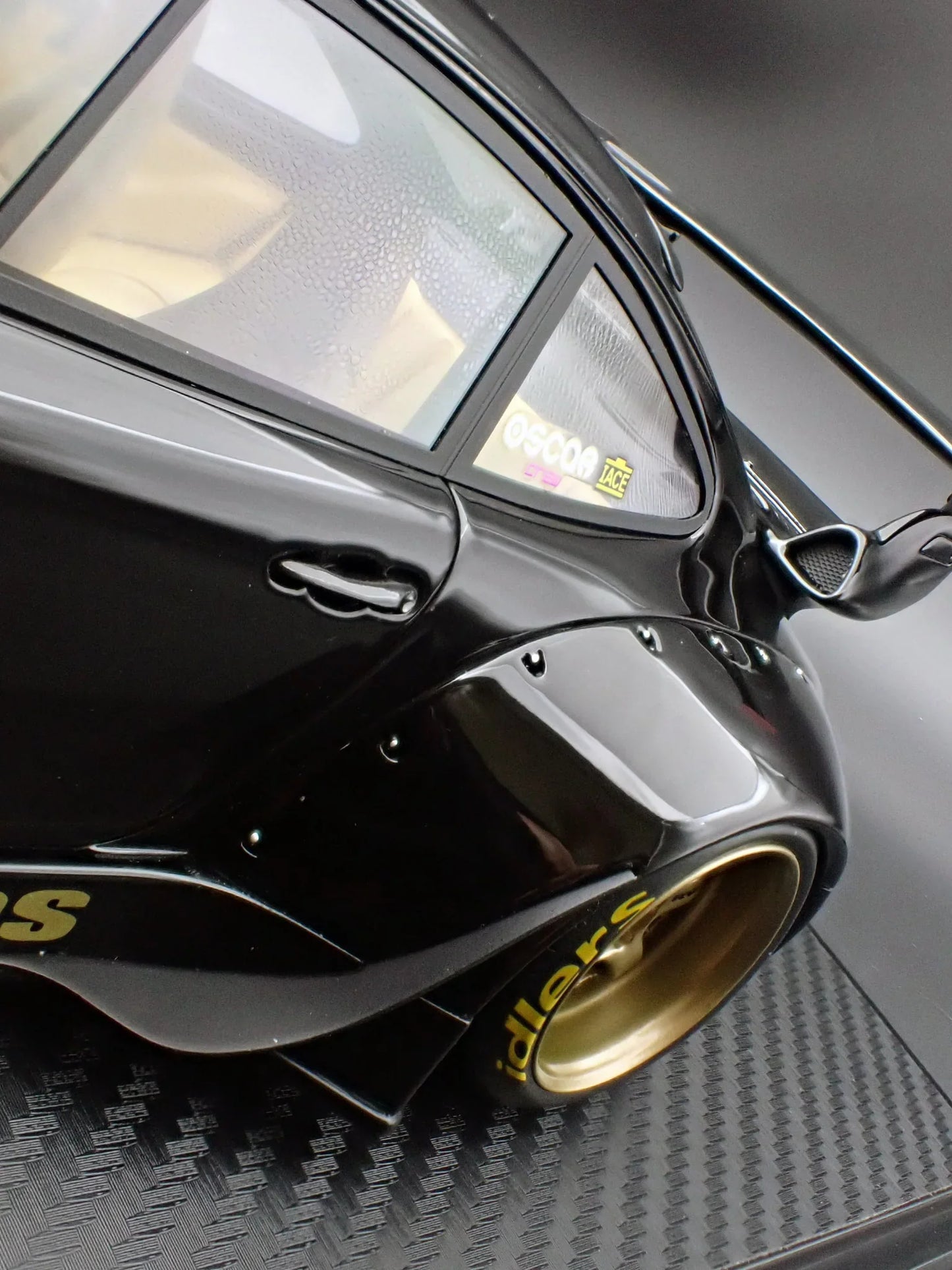 Ignition Model Porsche 993 RWB Widebody "Sopranos" Black 1:18
