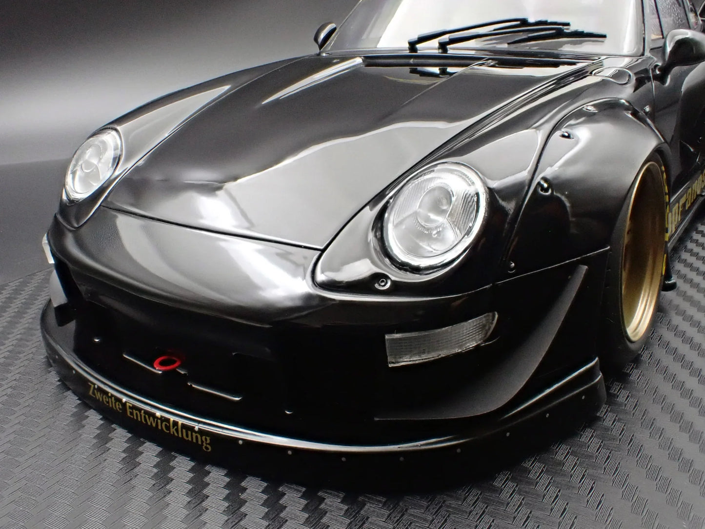 Ignition Model Porsche 993 RWB Widebody "Sopranos" Black 1:18